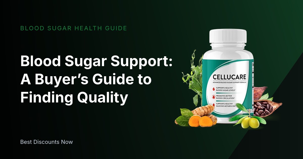 Blood Sugar Support: A Buyer’s Guide to Finding Quality