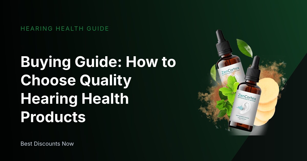 Buying Guide: How to Choose Quality Hearing Health Products