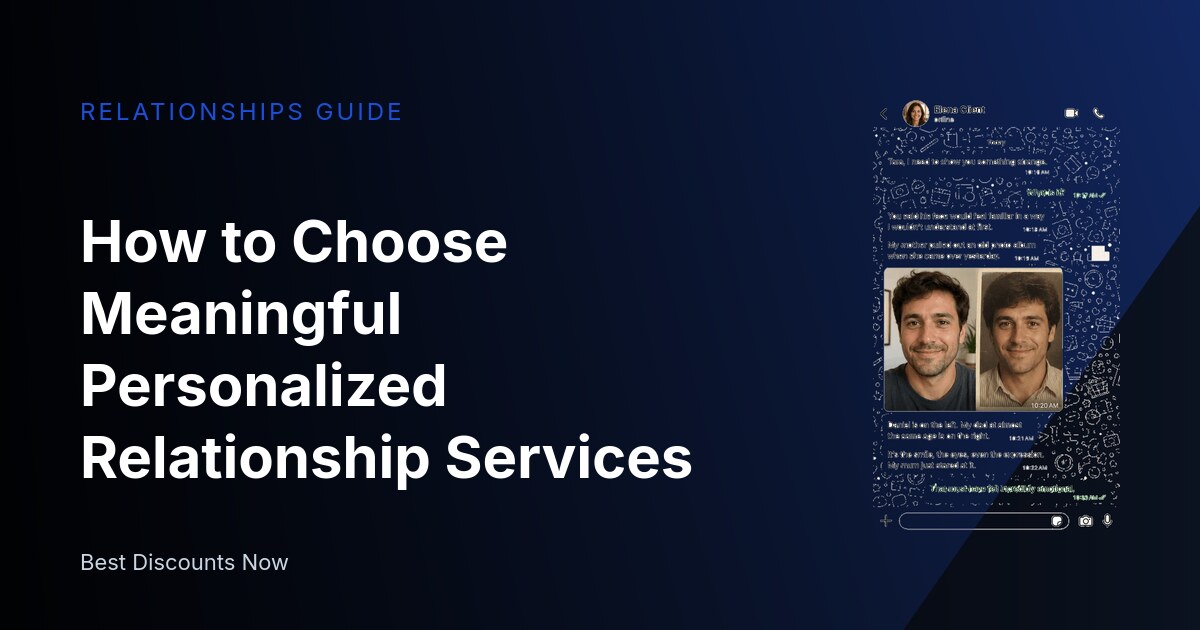 How to Choose Meaningful Personalized Relationship Services