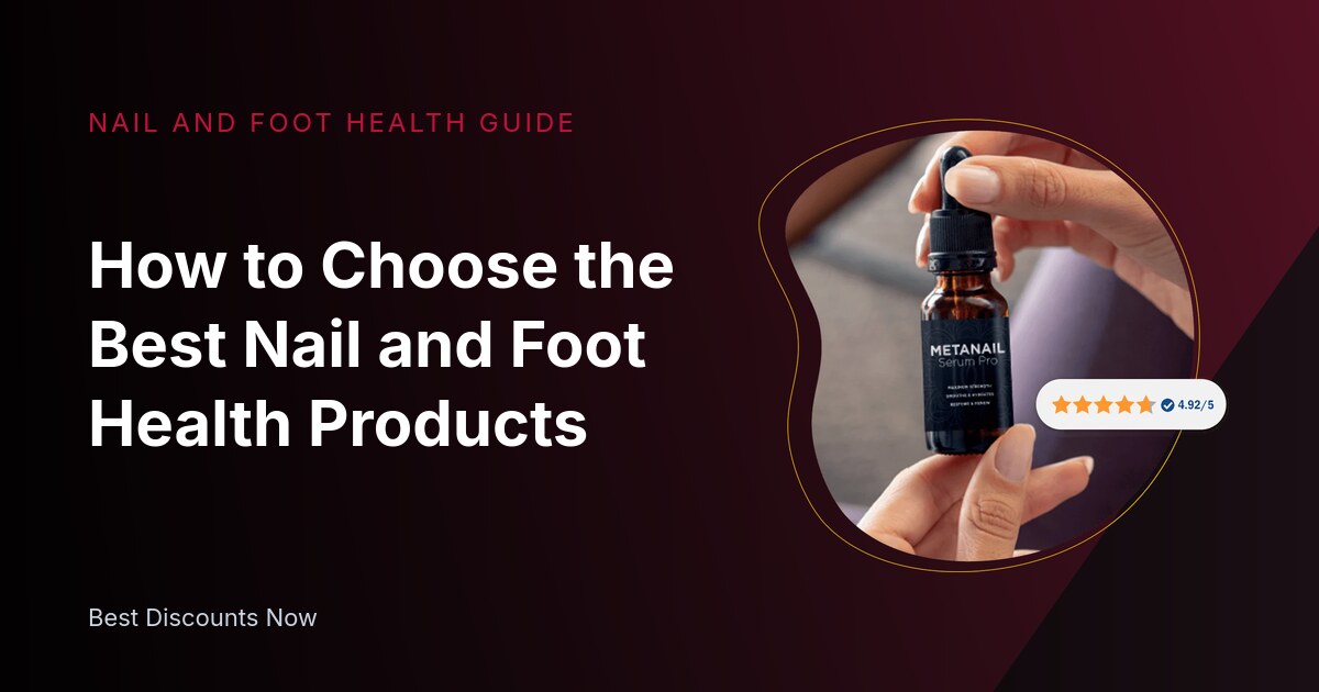 How to Choose the Best Nail and Foot Health Products