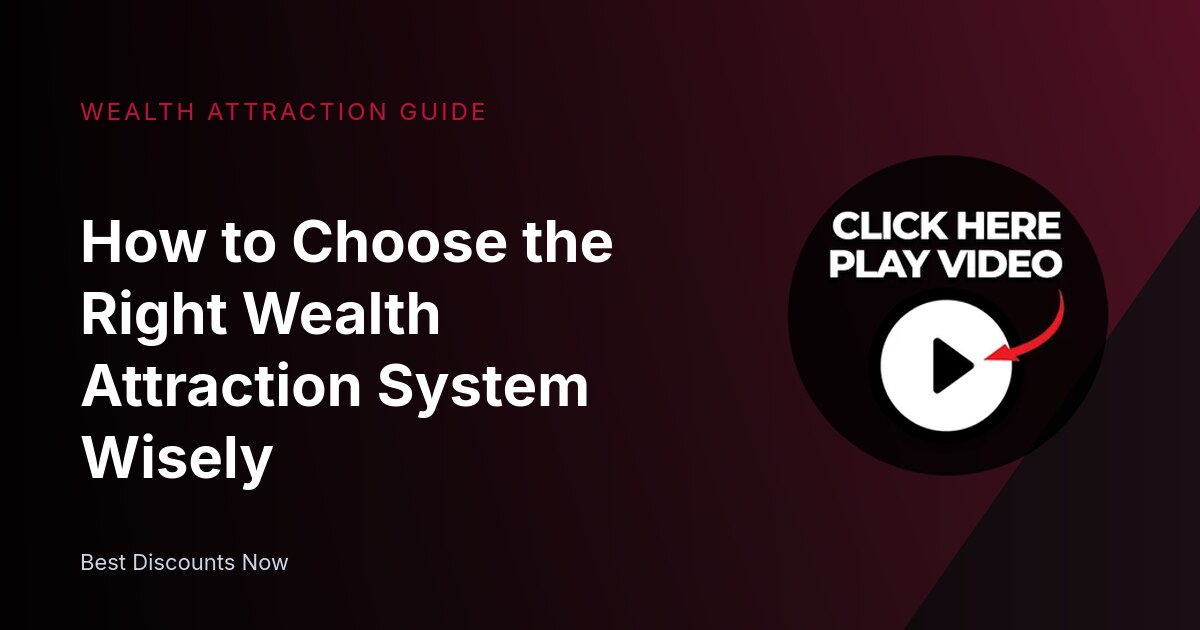 Essential Buyer’s Guide for Wealth Attraction Systems
