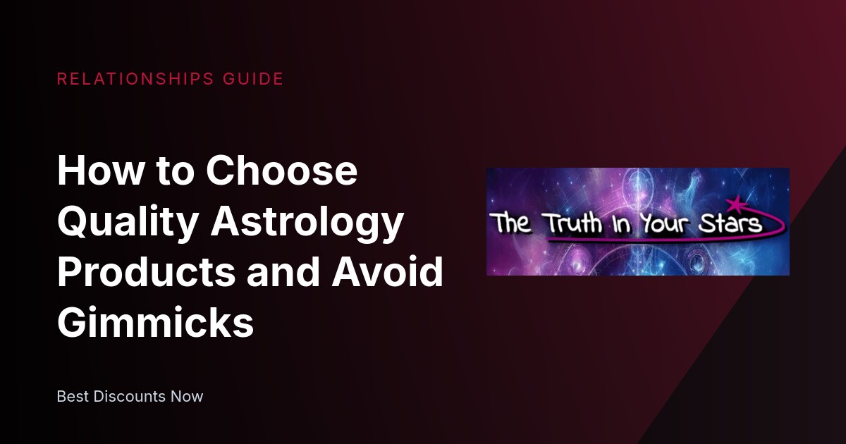 How to Choose Quality Astrology Products and Avoid Gimmicks