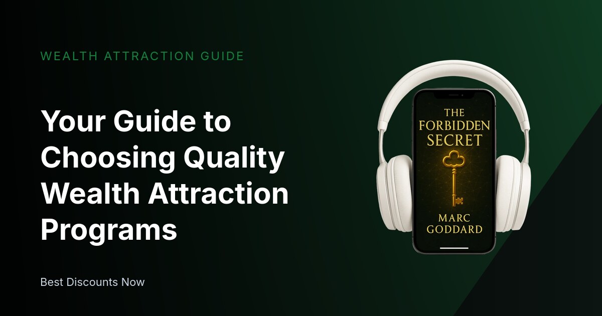 Your Guide to Choosing Quality Wealth Attraction Programs