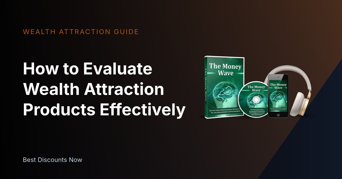 How to Evaluate Wealth Attraction Products Effectively