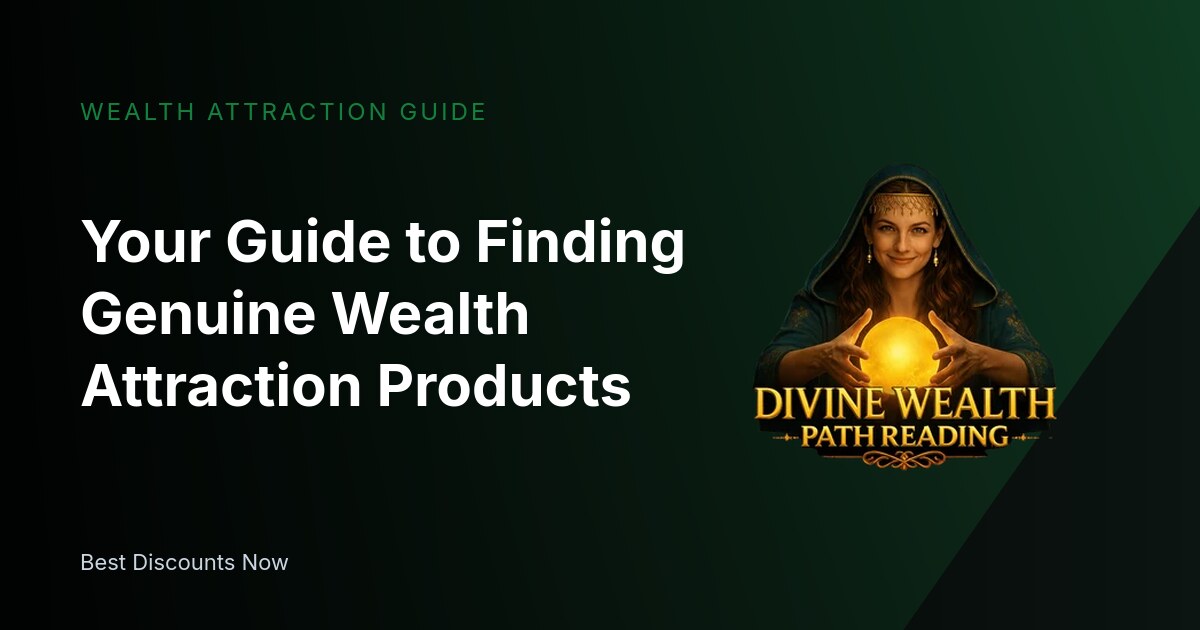 How to Identify Genuinely Effective Wealth Attraction Products