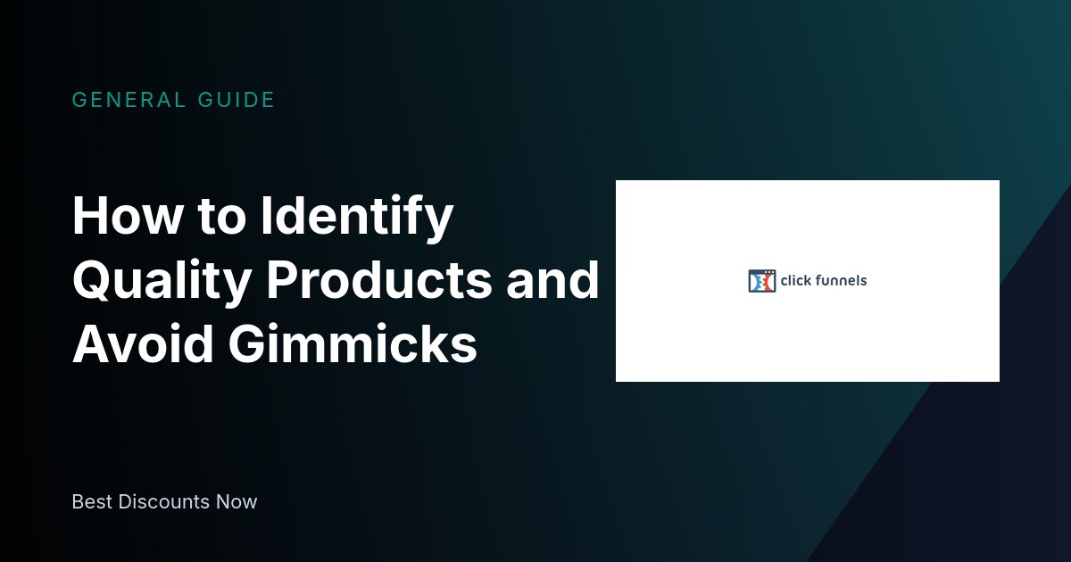 How to Identify Quality Products: A Buyer's Guide