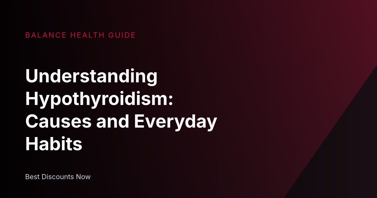 Understanding Balance Health and Its Impact on Wellness