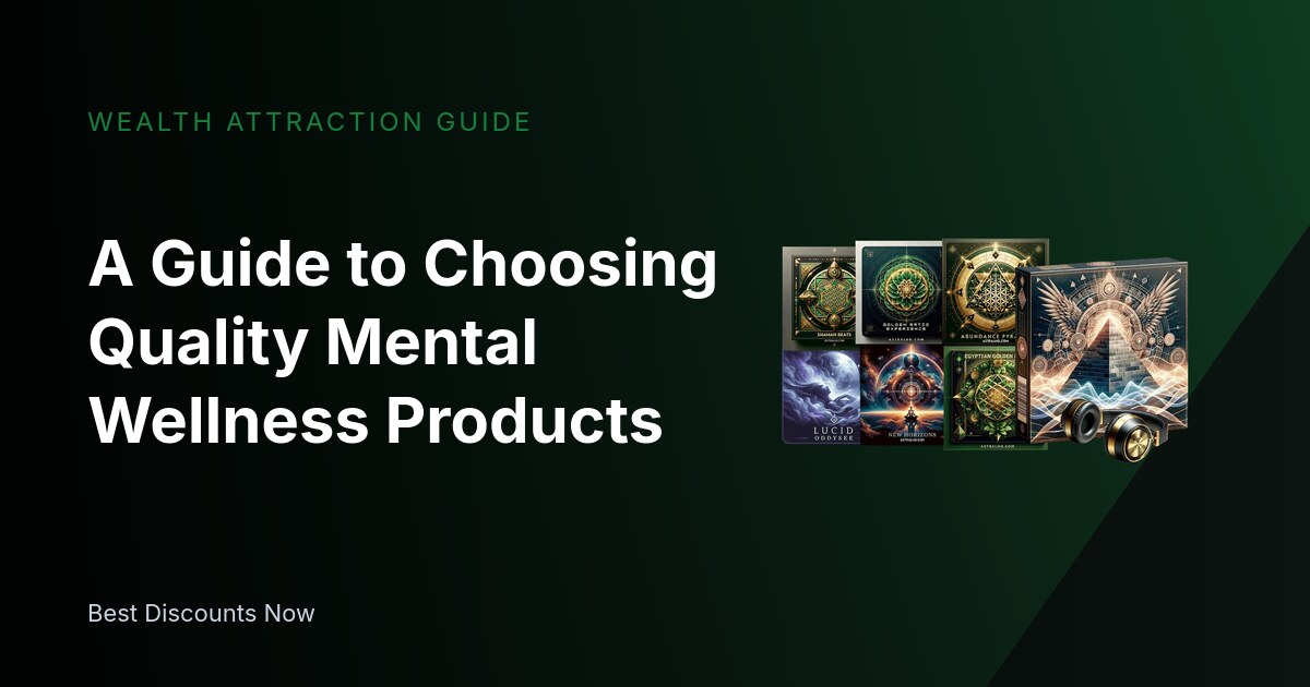 A Guide to Choosing Quality Mental Wellness Products