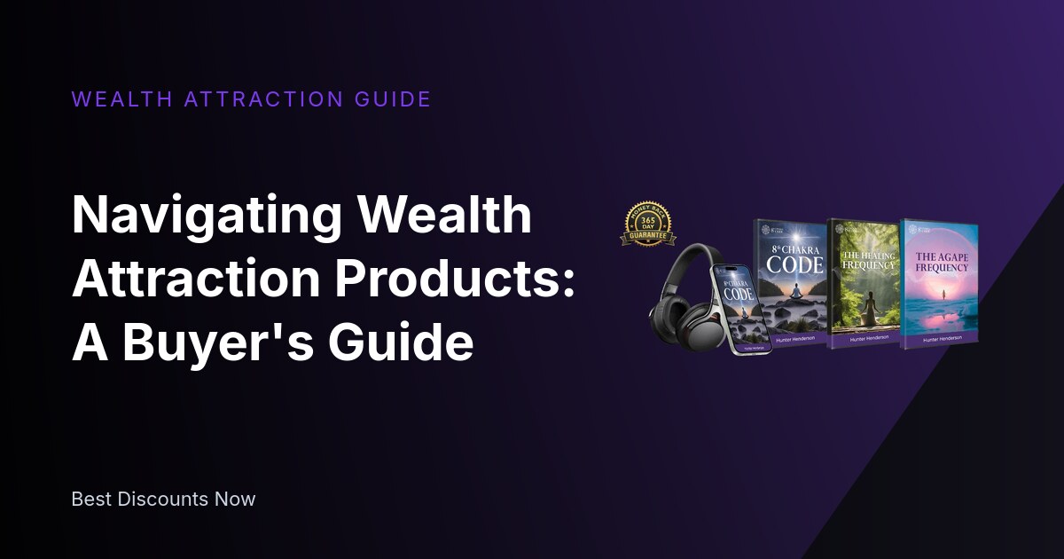 Navigating Wealth Attraction Products: A Buyer's Guide