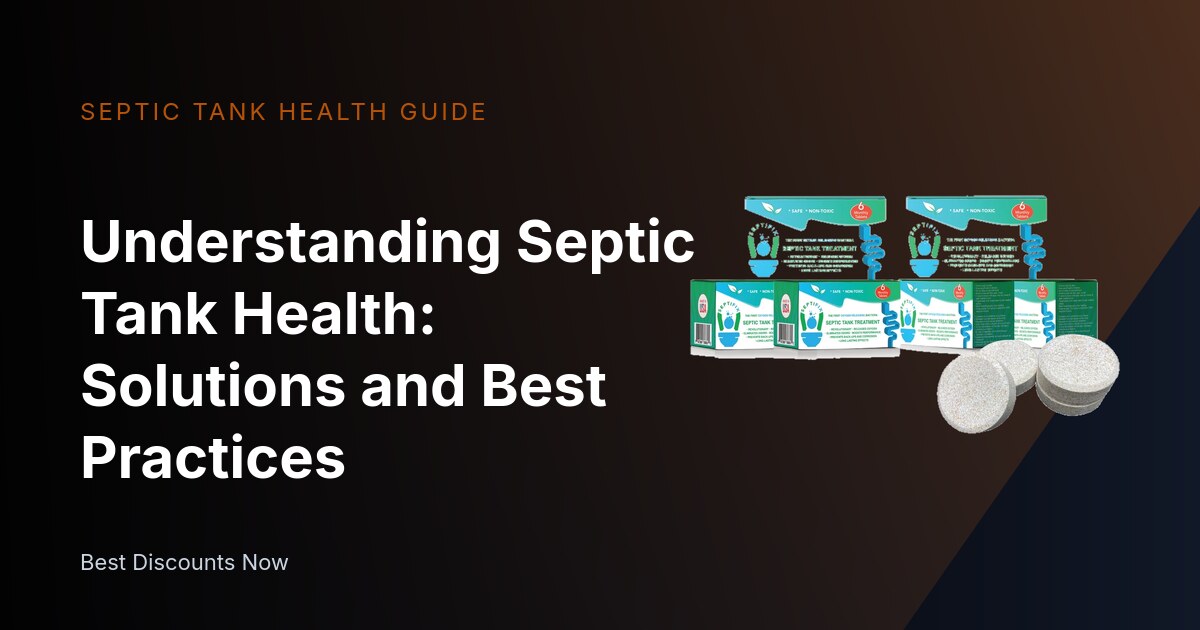 Understanding Septic Tank Health: Solutions and Best Practices