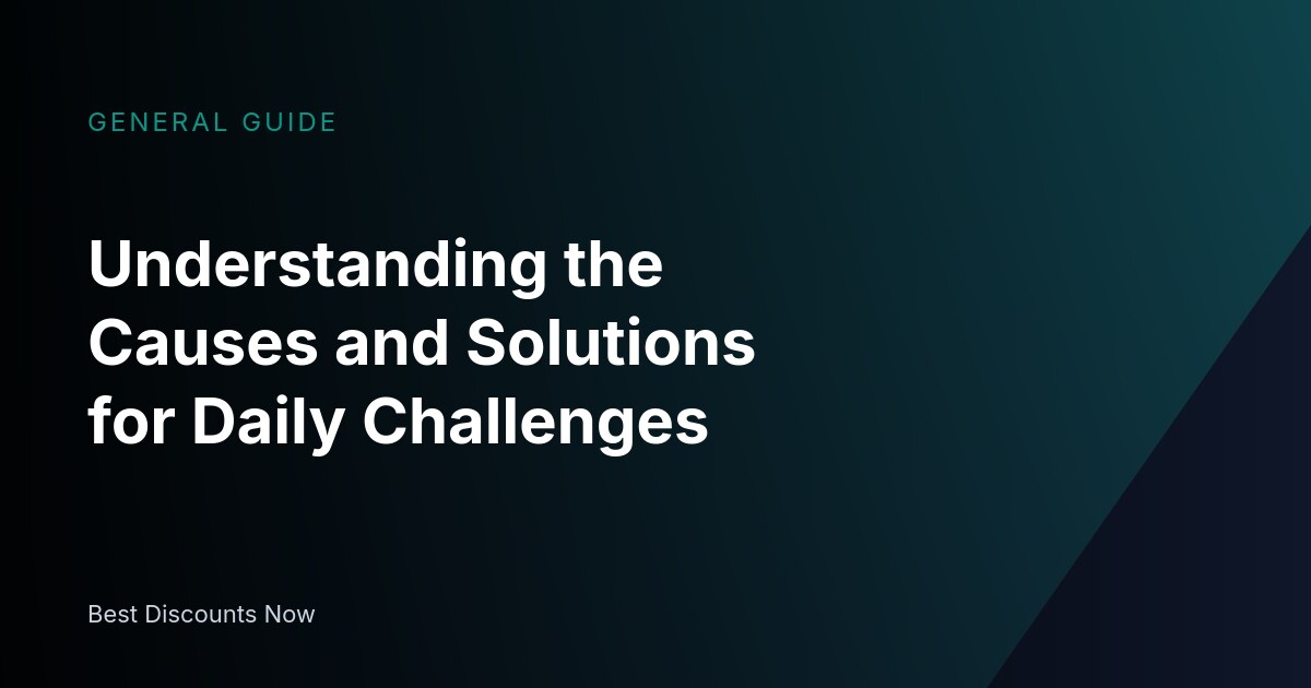 Understanding the Root Causes of Life Challenges