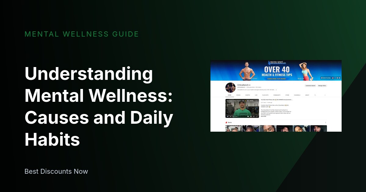 Understanding Mental Wellness: Causes and Daily Habits