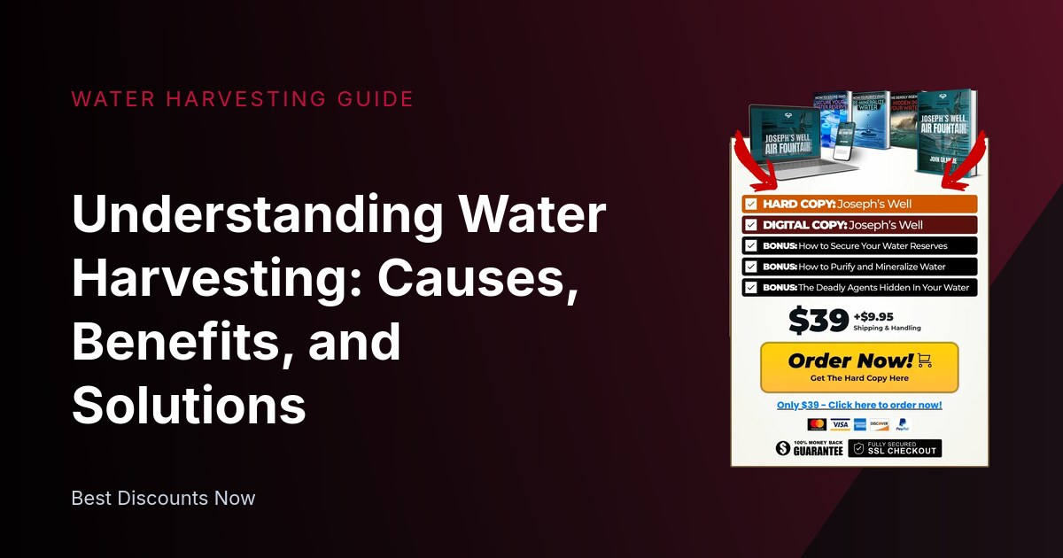 Understanding Water Harvesting: Causes, Benefits, and Solutions