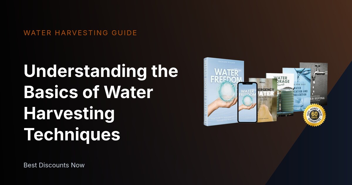 Understanding the Basics of Water Harvesting Techniques