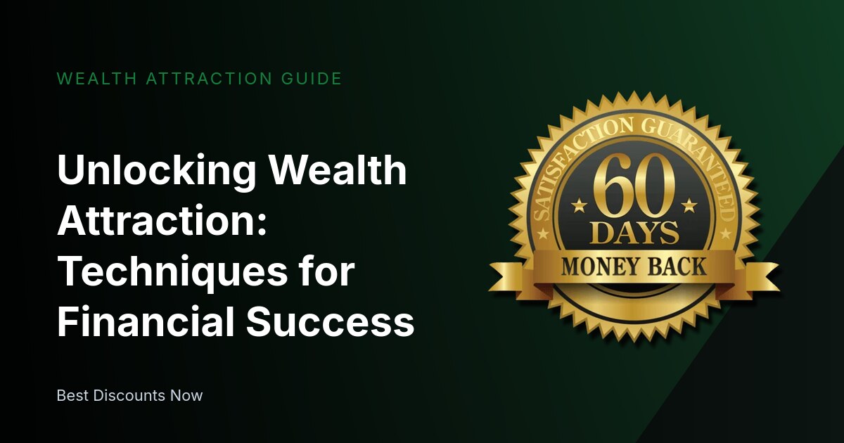 Unlocking Wealth Attraction: Techniques for Financial Success