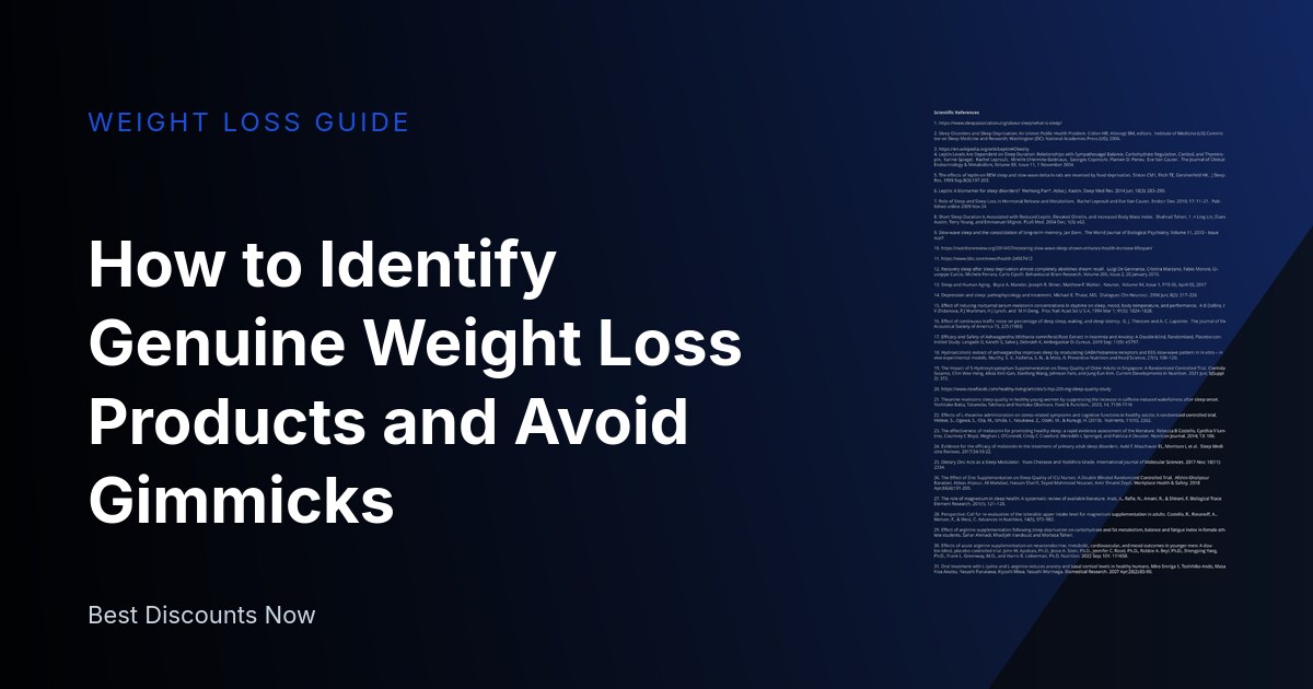 A Buyer's Guide to Selecting Weight Loss Products