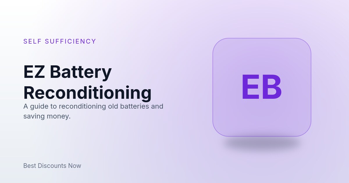EZ Battery Reconditioning