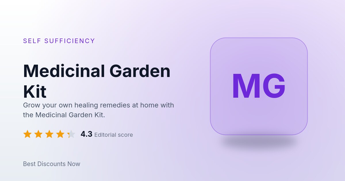 Medicinal Garden Kit