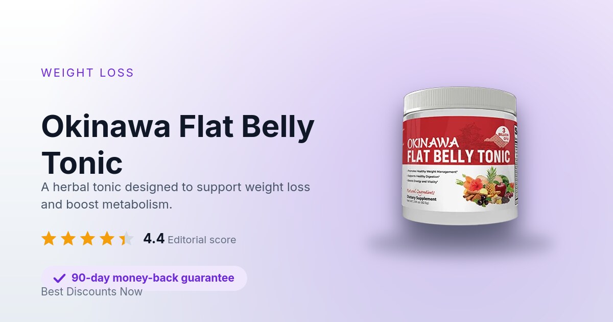 Okinawa Flat Belly Tonic