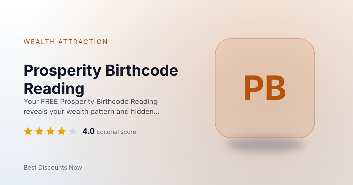 Prosperity Birthcode Reading