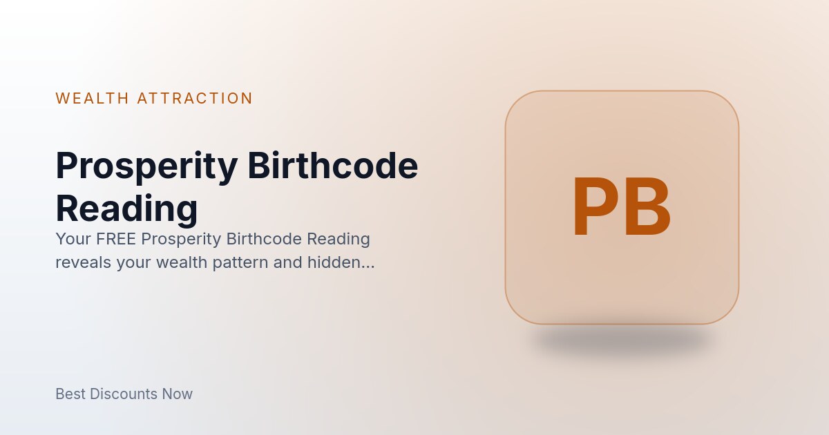 Prosperity Birthcode Reading