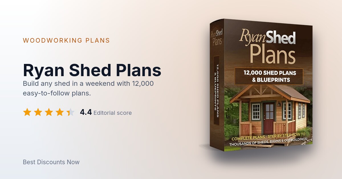 Ryan Shed Plans